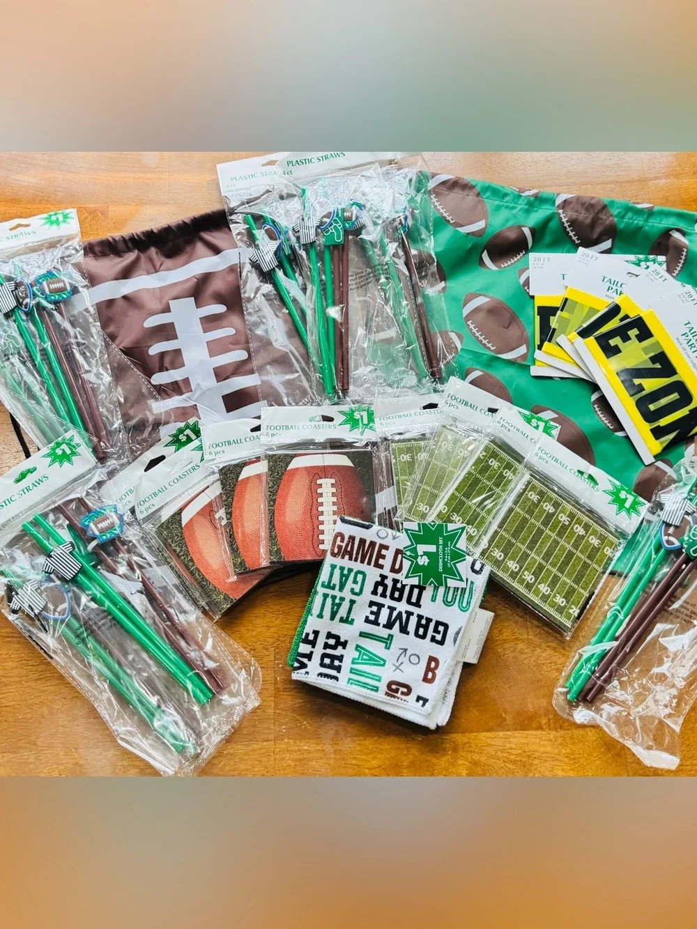 New Football Party Supplies bundle